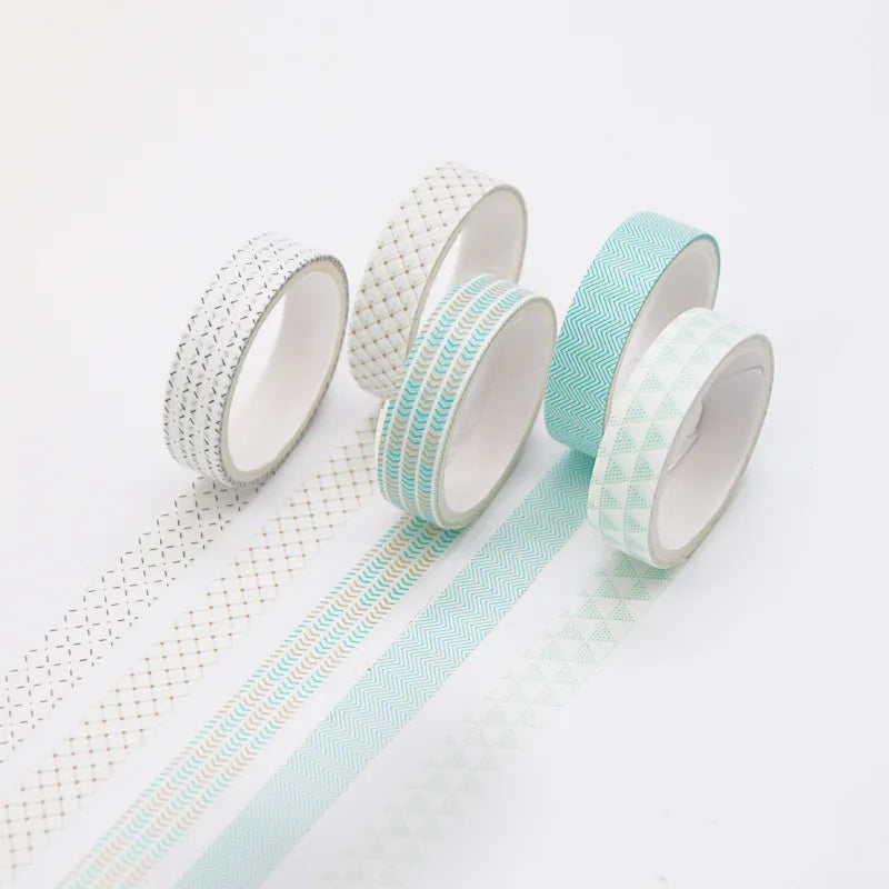 Pastel Washi Tape Set — 5 Rolls
