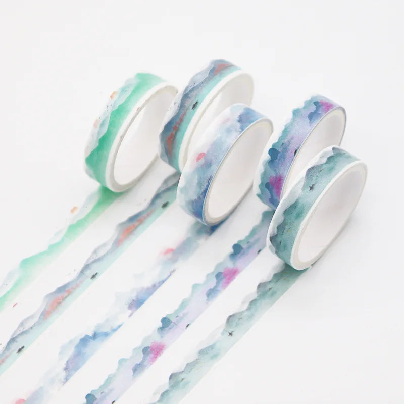 Pastel Washi Tape Set — 5 Rolls