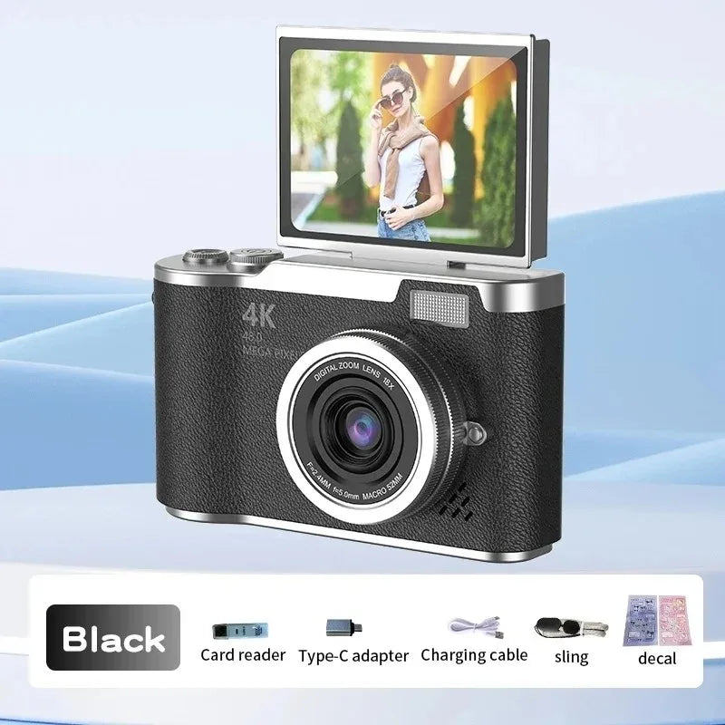 4K Flip-Screen Digital Camera
