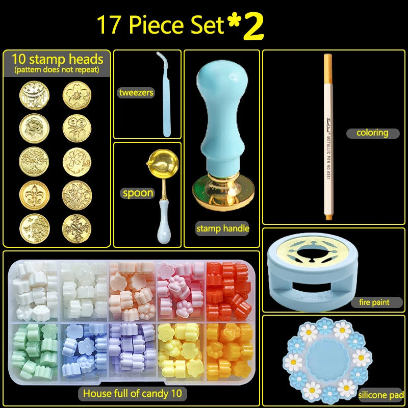 Wax Seal Stamp Kit