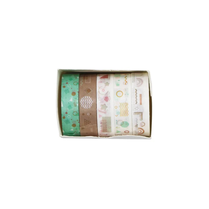 Pastel Washi Tape Set — 5 Rolls