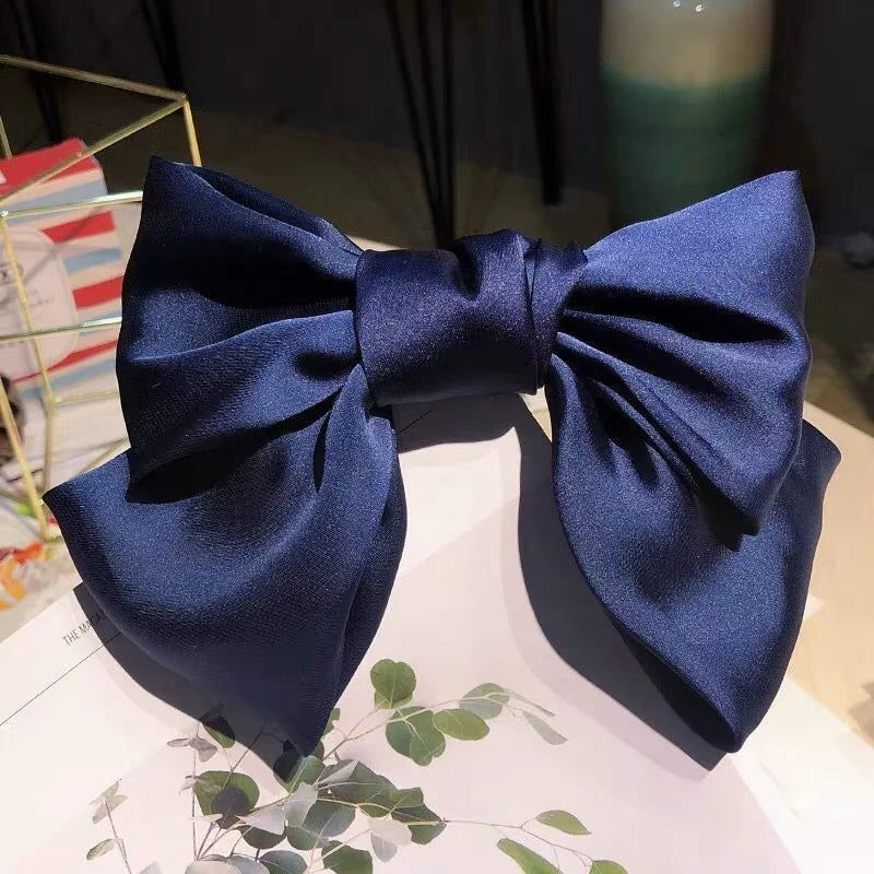 Oversized Satin Hair Bow
