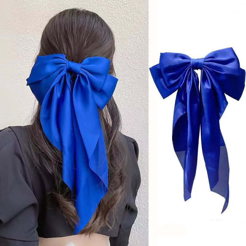 Oversized Satin Hair Bow