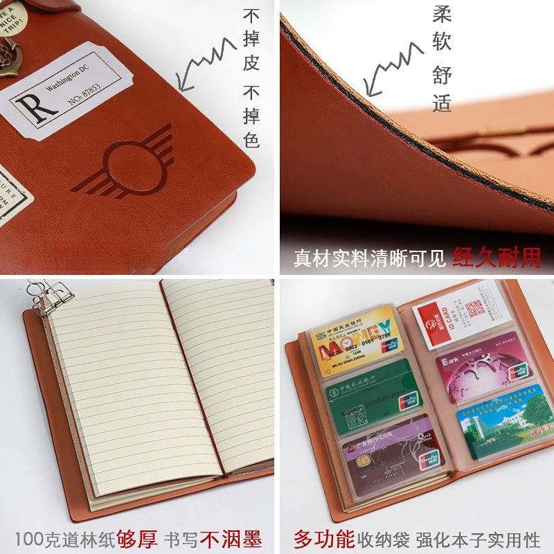 Retro Wrapped Pocket Notebook