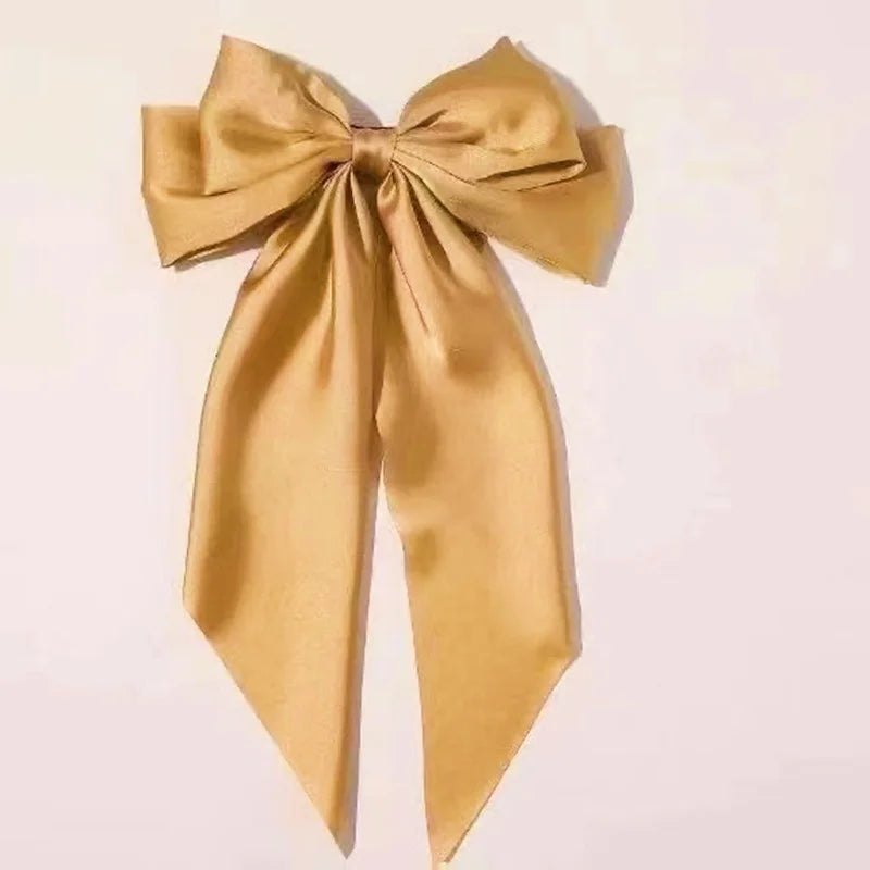 Oversized Satin Hair Bow