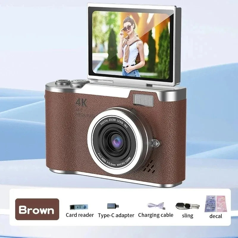 4K Flip-Screen Digital Camera