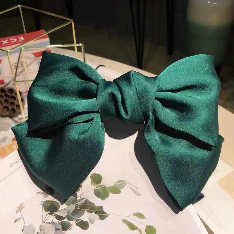 Oversized Satin Hair Bow