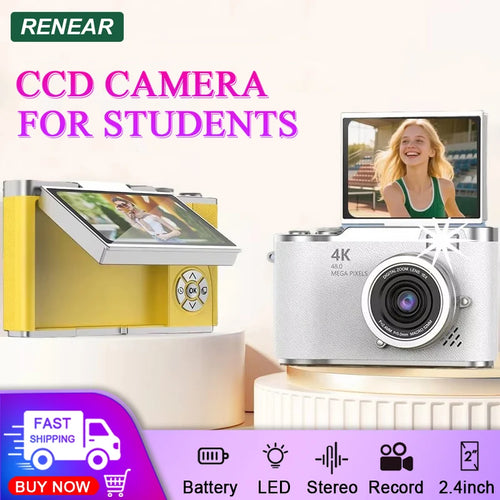 4K Flip-Screen Digital Camera