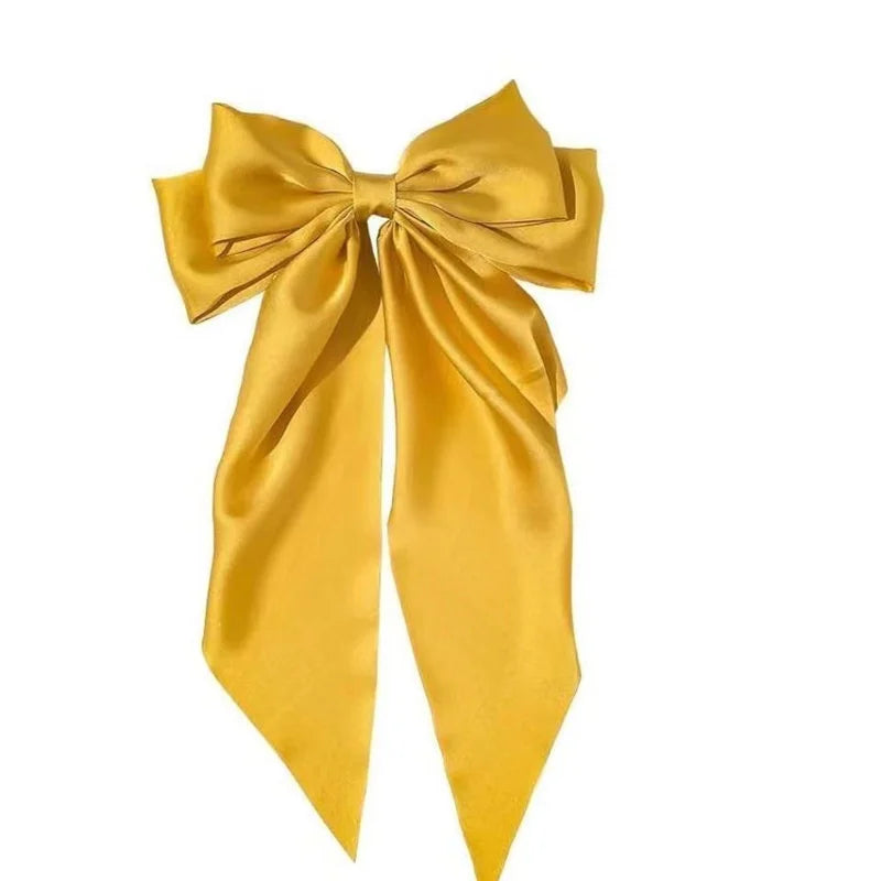 Oversized Satin Hair Bow