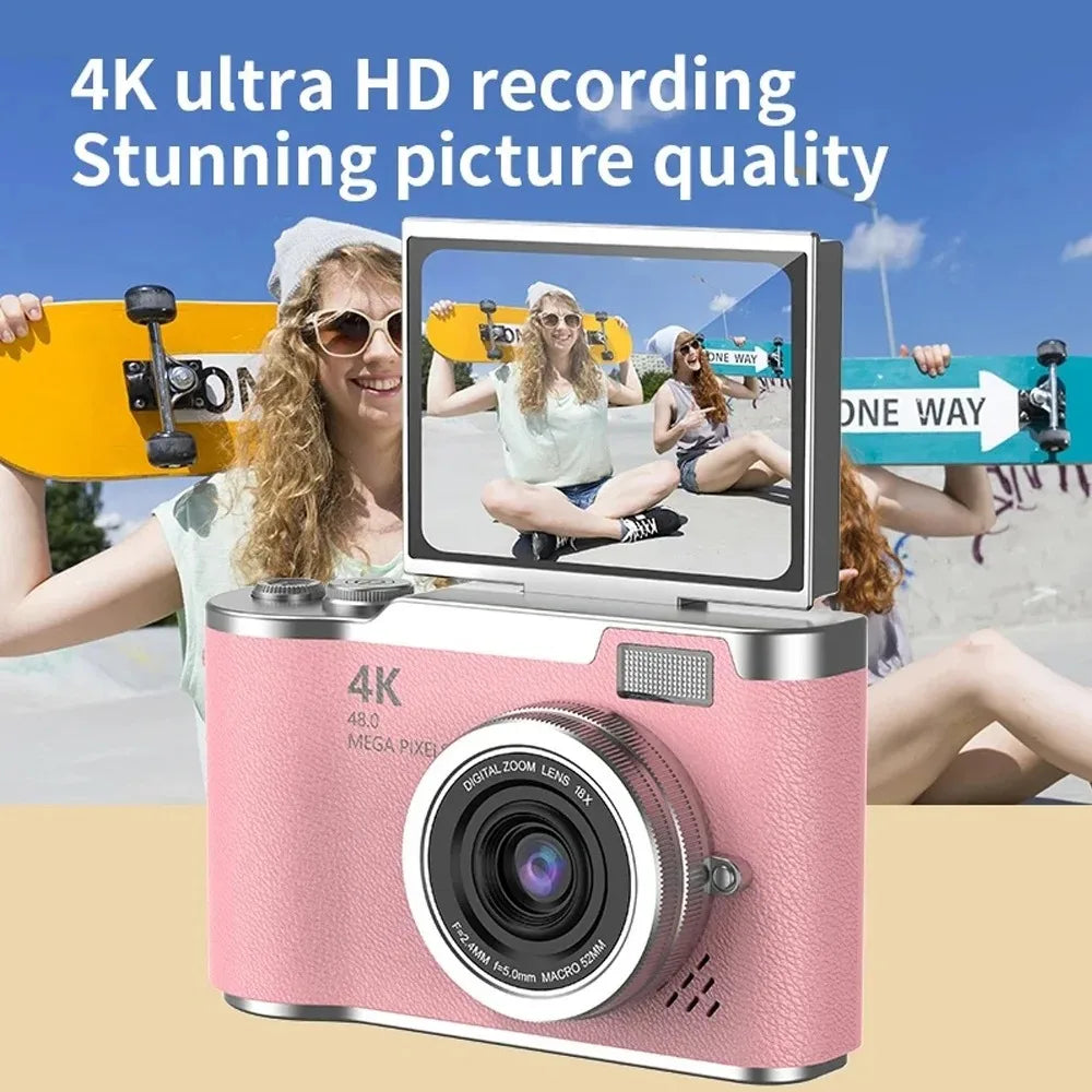 4K Flip-Screen Digital Camera