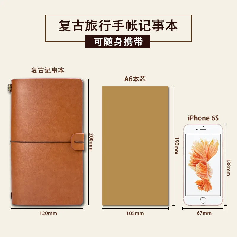 Retro Wrapped Pocket Notebook