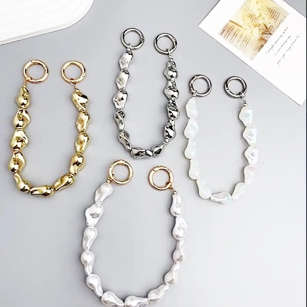 Pearl Beaded Phone Charm